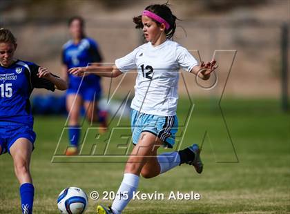 Thumbnail 3 in Estrella Foothills vs Valley Christian (PCDS Girls Soccer Desert Classic) photogallery.