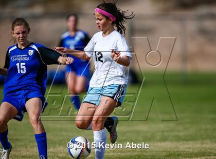 Thumbnail 1 in Estrella Foothills vs Valley Christian (PCDS Girls Soccer Desert Classic) photogallery.