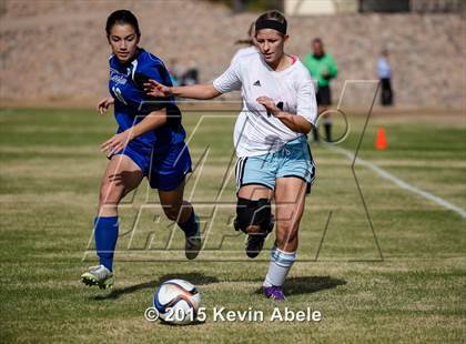 Thumbnail 3 in Estrella Foothills vs Valley Christian (PCDS Girls Soccer Desert Classic) photogallery.