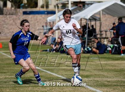 Thumbnail 1 in Estrella Foothills vs Valley Christian (PCDS Girls Soccer Desert Classic) photogallery.