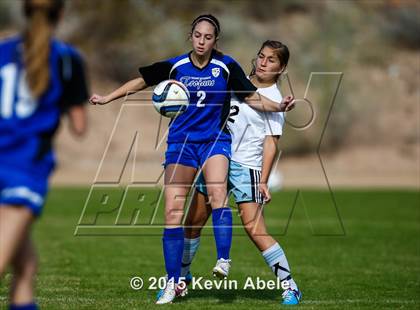 Thumbnail 3 in Estrella Foothills vs Valley Christian (PCDS Girls Soccer Desert Classic) photogallery.