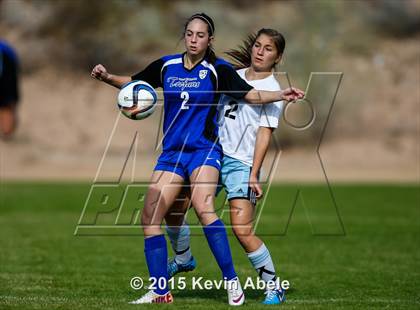 Thumbnail 2 in Estrella Foothills vs Valley Christian (PCDS Girls Soccer Desert Classic) photogallery.