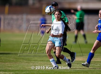 Thumbnail 3 in Estrella Foothills vs Valley Christian (PCDS Girls Soccer Desert Classic) photogallery.