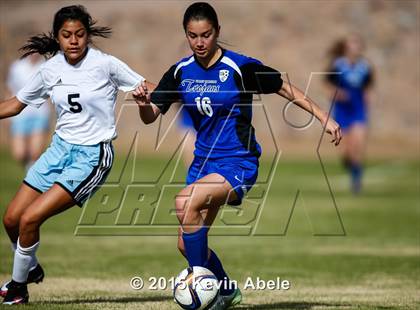 Thumbnail 3 in Estrella Foothills vs Valley Christian (PCDS Girls Soccer Desert Classic) photogallery.