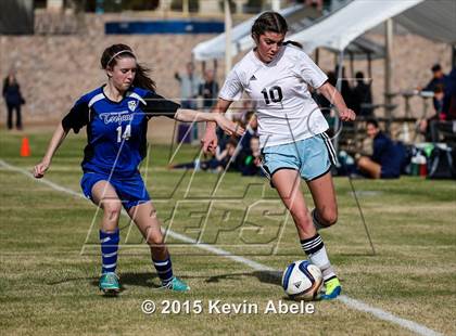 Thumbnail 2 in Estrella Foothills vs Valley Christian (PCDS Girls Soccer Desert Classic) photogallery.