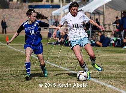 Thumbnail 3 in Estrella Foothills vs Valley Christian (PCDS Girls Soccer Desert Classic) photogallery.