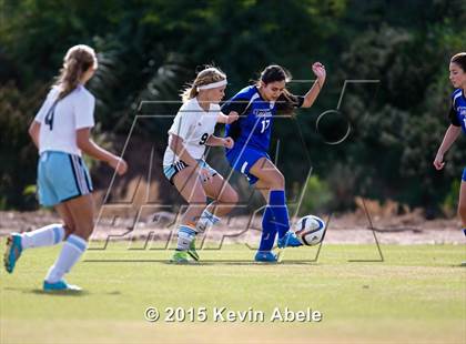 Thumbnail 2 in Estrella Foothills vs Valley Christian (PCDS Girls Soccer Desert Classic) photogallery.