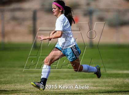 Thumbnail 1 in Estrella Foothills vs Valley Christian (PCDS Girls Soccer Desert Classic) photogallery.