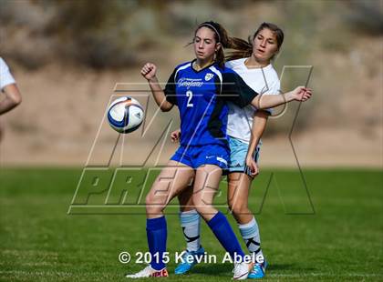 Thumbnail 1 in Estrella Foothills vs Valley Christian (PCDS Girls Soccer Desert Classic) photogallery.