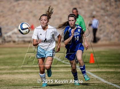 Thumbnail 1 in Estrella Foothills vs Valley Christian (PCDS Girls Soccer Desert Classic) photogallery.
