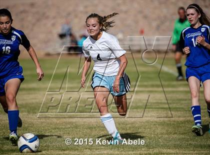 Thumbnail 3 in Estrella Foothills vs Valley Christian (PCDS Girls Soccer Desert Classic) photogallery.