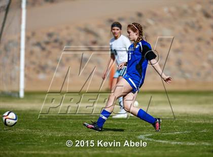Thumbnail 2 in Estrella Foothills vs Valley Christian (PCDS Girls Soccer Desert Classic) photogallery.