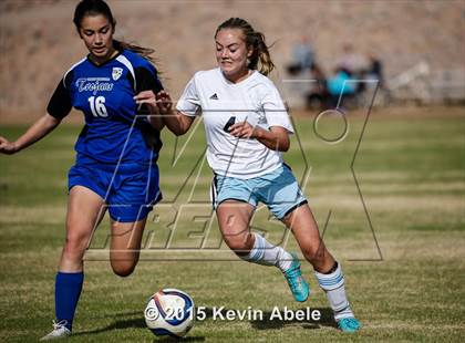 Thumbnail 1 in Estrella Foothills vs Valley Christian (PCDS Girls Soccer Desert Classic) photogallery.