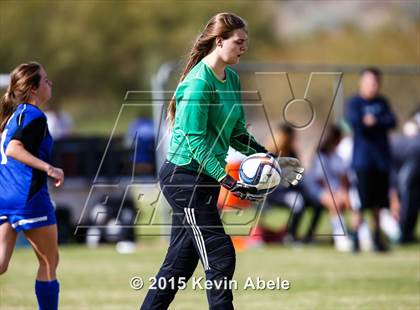 Thumbnail 2 in Estrella Foothills vs Valley Christian (PCDS Girls Soccer Desert Classic) photogallery.