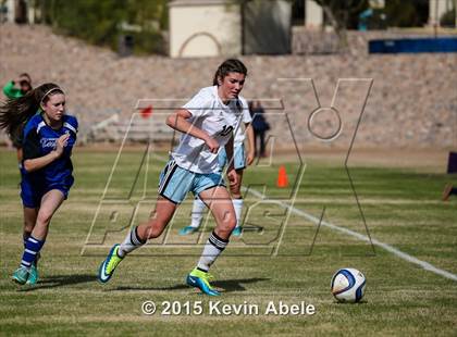 Thumbnail 3 in Estrella Foothills vs Valley Christian (PCDS Girls Soccer Desert Classic) photogallery.