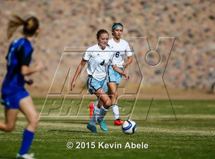 Thumbnail 3 in Estrella Foothills vs Valley Christian (PCDS Girls Soccer Desert Classic) photogallery.