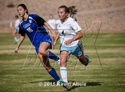 Thumbnail 1 in Estrella Foothills vs Valley Christian (PCDS Girls Soccer Desert Classic) photogallery.