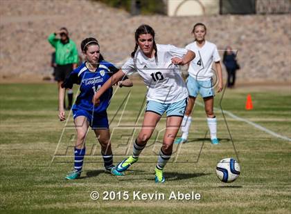 Thumbnail 3 in Estrella Foothills vs Valley Christian (PCDS Girls Soccer Desert Classic) photogallery.