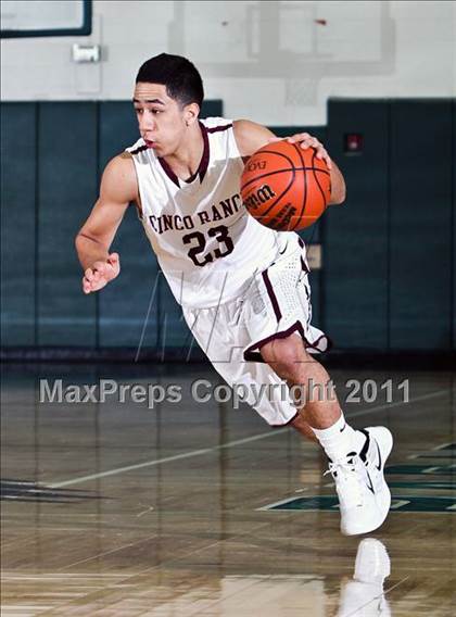 Thumbnail 2 in Cinco Ranch vs. Pasadena (McDonald's Texas Invitational) photogallery.
