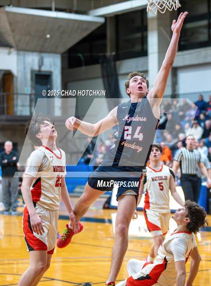 Thumbnail 3 in Mynderse Academy VS. Waterloo (NYSPHSAA Section 5 B1 Semifinal) photogallery.
