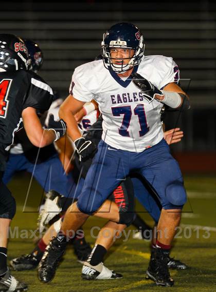 Thumbnail 2 in Santa Clarita Christian vs. Capistrano Valley Christian photogallery.