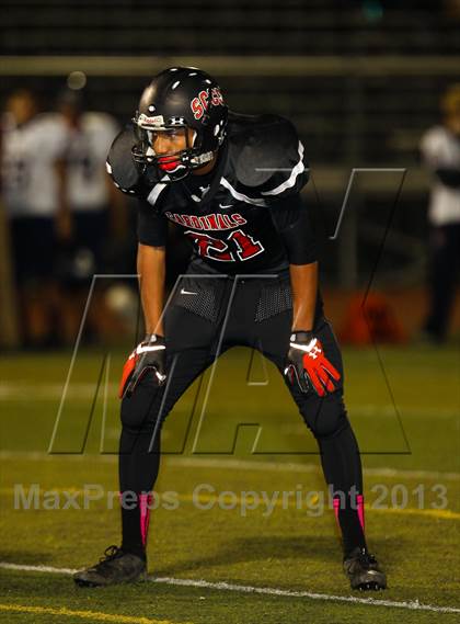 Thumbnail 2 in Santa Clarita Christian vs. Capistrano Valley Christian photogallery.