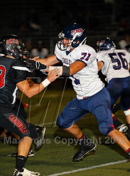 Thumbnail 1 in Santa Clarita Christian vs. Capistrano Valley Christian photogallery.