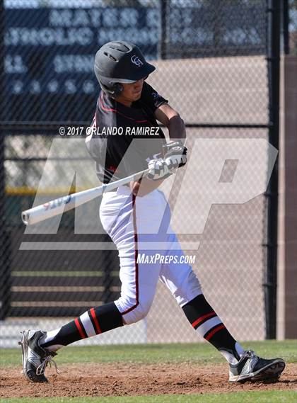 Thumbnail 3 in Canyon Crest Academy vs Sage Creek (67th Annual San Diego Lions Tournament 4A Final) photogallery.