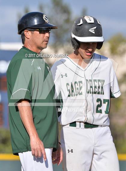 Thumbnail 2 in Canyon Crest Academy vs Sage Creek (67th Annual San Diego Lions Tournament 4A Final) photogallery.
