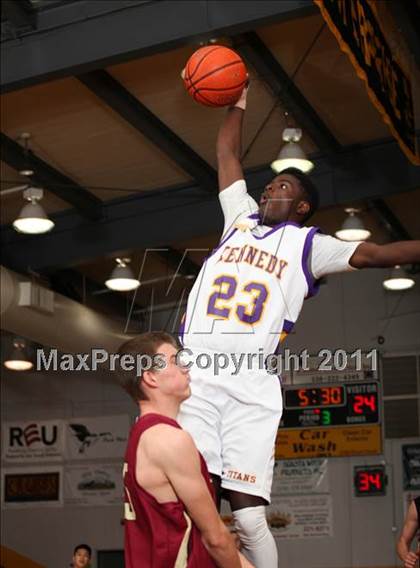 Thumbnail 2 in Kennedy vs. West Valley (Hornet Classic Tournament) photogallery.