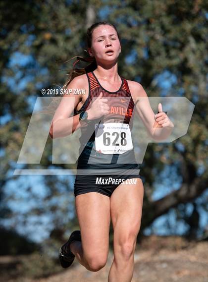 Thumbnail 1 in CIF Sac-Joaquin Section Cross Country Championships (D2 Girls) photogallery.