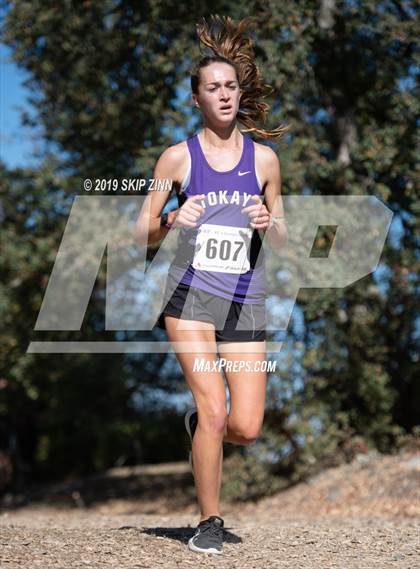 Thumbnail 3 in CIF Sac-Joaquin Section Cross Country Championships (D2 Girls) photogallery.