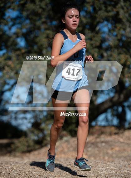 Thumbnail 1 in CIF Sac-Joaquin Section Cross Country Championships (D2 Girls) photogallery.