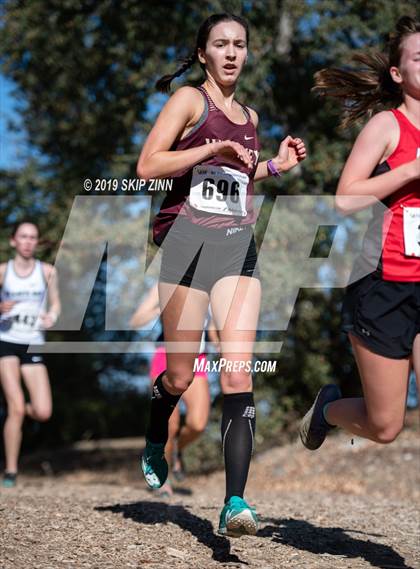 Thumbnail 3 in CIF Sac-Joaquin Section Cross Country Championships (D2 Girls) photogallery.
