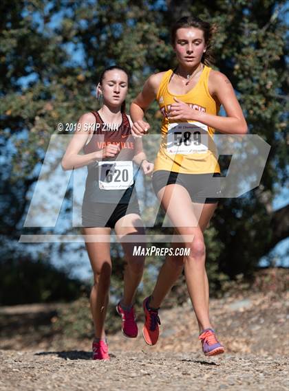 Thumbnail 3 in CIF Sac-Joaquin Section Cross Country Championships (D2 Girls) photogallery.