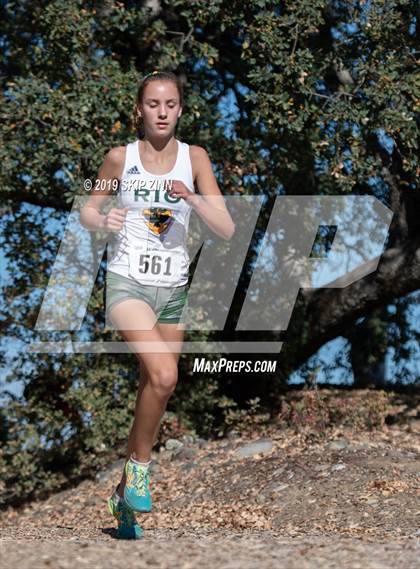 Thumbnail 1 in CIF Sac-Joaquin Section Cross Country Championships (D2 Girls) photogallery.