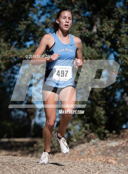 Thumbnail 1 in CIF Sac-Joaquin Section Cross Country Championships (D2 Girls) photogallery.