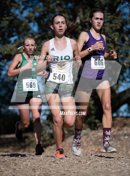 Thumbnail 2 in CIF Sac-Joaquin Section Cross Country Championships (D2 Girls) photogallery.