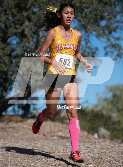 Thumbnail 2 in CIF Sac-Joaquin Section Cross Country Championships (D2 Girls) photogallery.