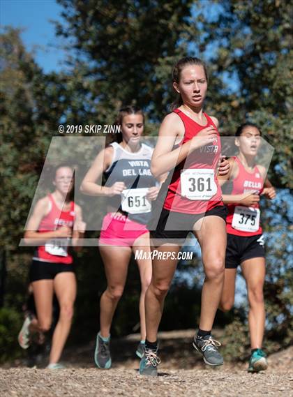 Thumbnail 1 in CIF Sac-Joaquin Section Cross Country Championships (D2 Girls) photogallery.