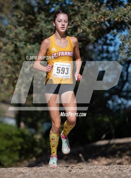 Thumbnail 1 in CIF Sac-Joaquin Section Cross Country Championships (D2 Girls) photogallery.