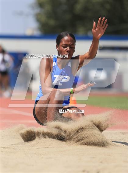 Thumbnail 1 in CIF LACS track and field Girls Finals photogallery.