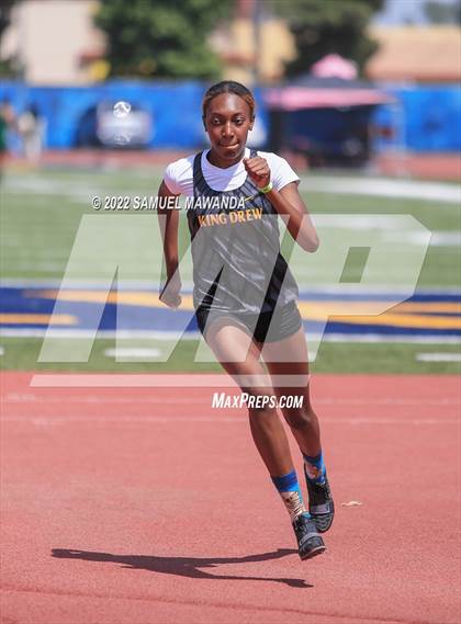 Thumbnail 2 in CIF LACS track and field Girls Finals photogallery.