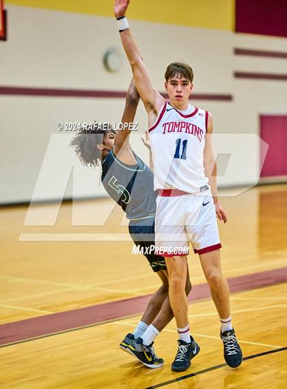 Thumbnail 1 in Iowa Colony vs. Tompkins (McDonald's Texas Invitational) photogallery.