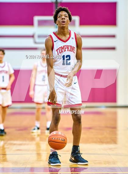 Thumbnail 3 in Iowa Colony vs. Tompkins (McDonald's Texas Invitational) photogallery.