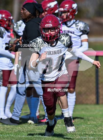 Thumbnail 1 in Brunswick Academy vs. Southampton Academy (VISFL 8 Man Division 2 Final)  photogallery.