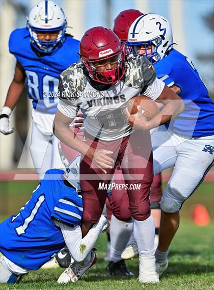 Thumbnail 1 in Brunswick Academy vs. Southampton Academy (VISFL 8 Man Division 2 Final)  photogallery.