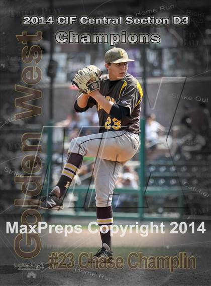 Thumbnail 2 in Golden West vs. Dinuba (CIF CS D3 Final) photogallery.