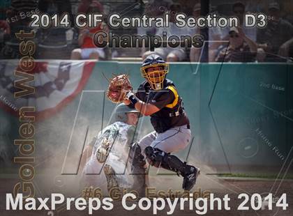 Thumbnail 2 in Golden West vs. Dinuba (CIF CS D3 Final) photogallery.