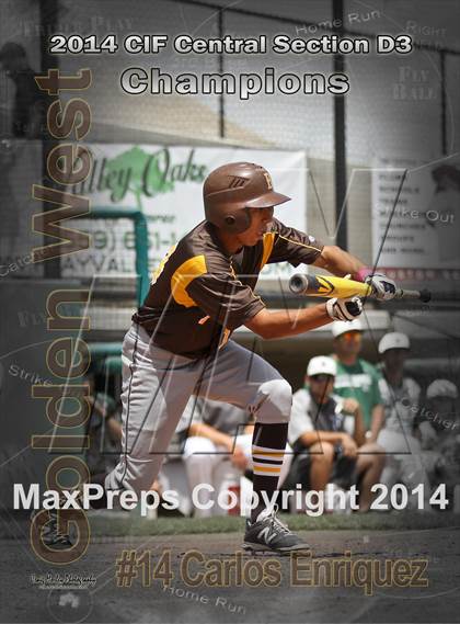 Thumbnail 2 in Golden West vs. Dinuba (CIF CS D3 Final) photogallery.
